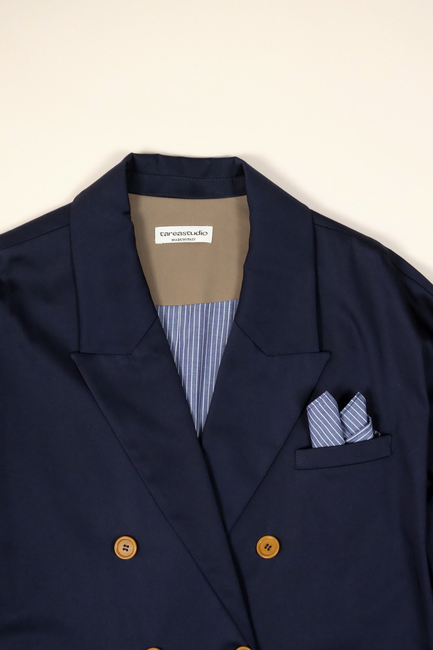 Giacca Valeria | Rasatello Navy
