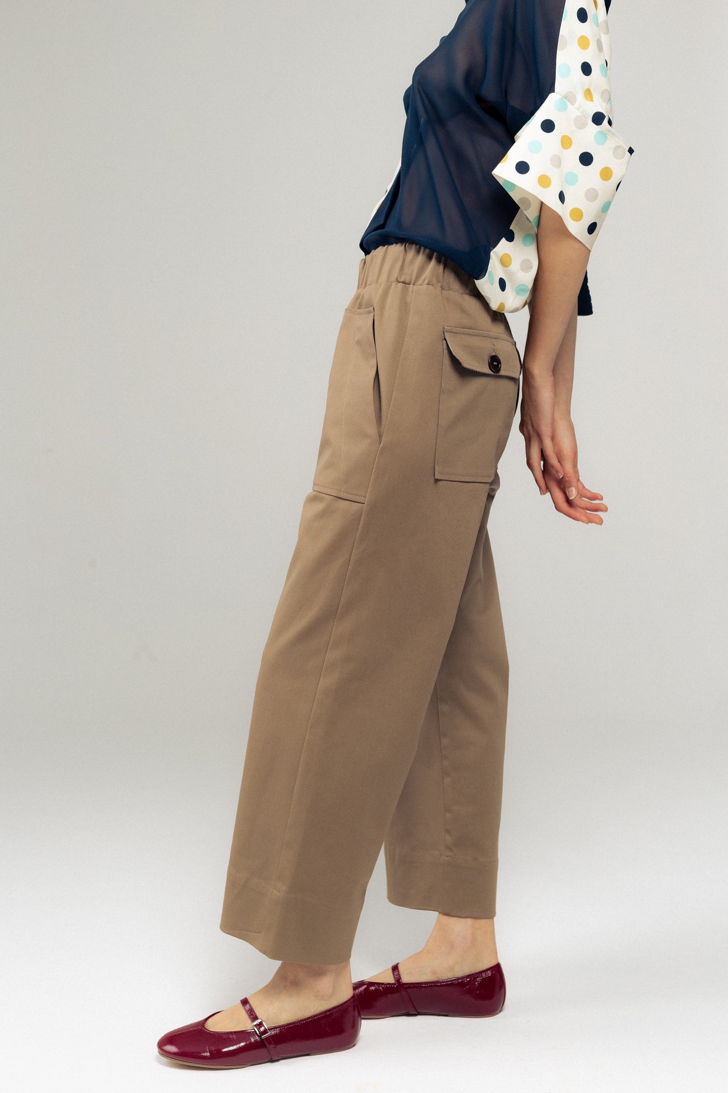 Pantalone Irene | Drill Kaki