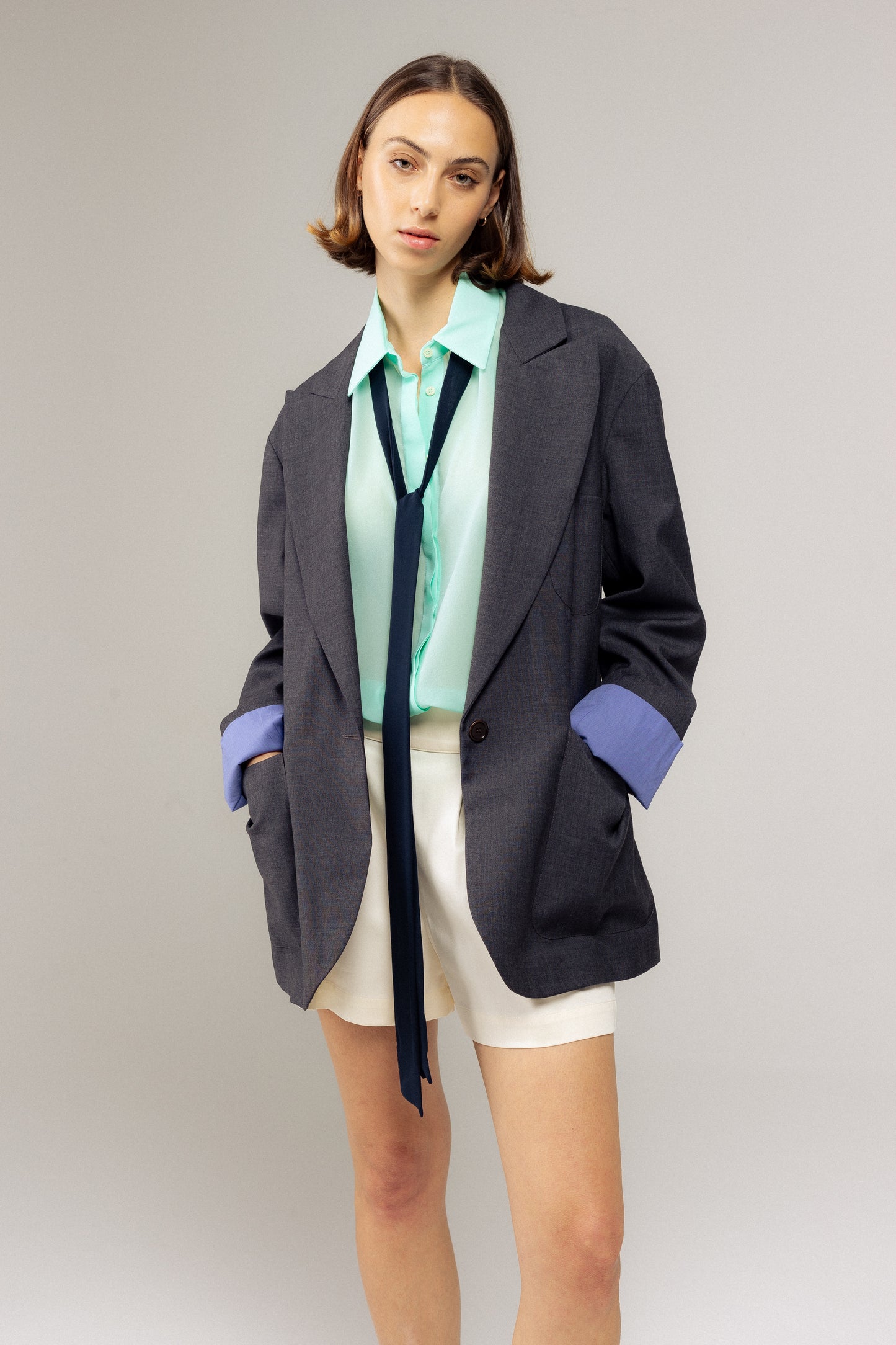 Blazer Tecla | Frescolana Grafite