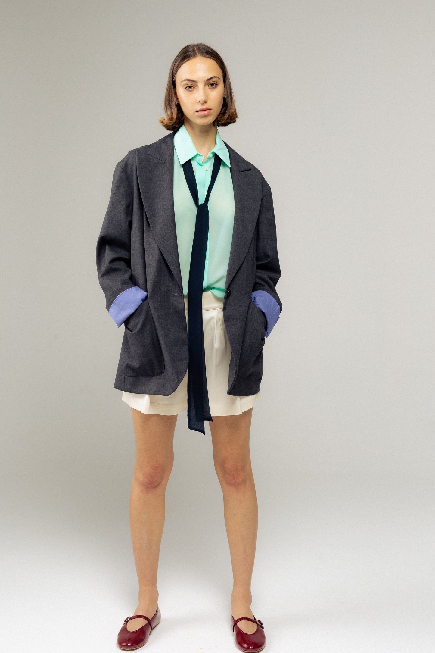 Blazer Tecla | Frescolana Grafite