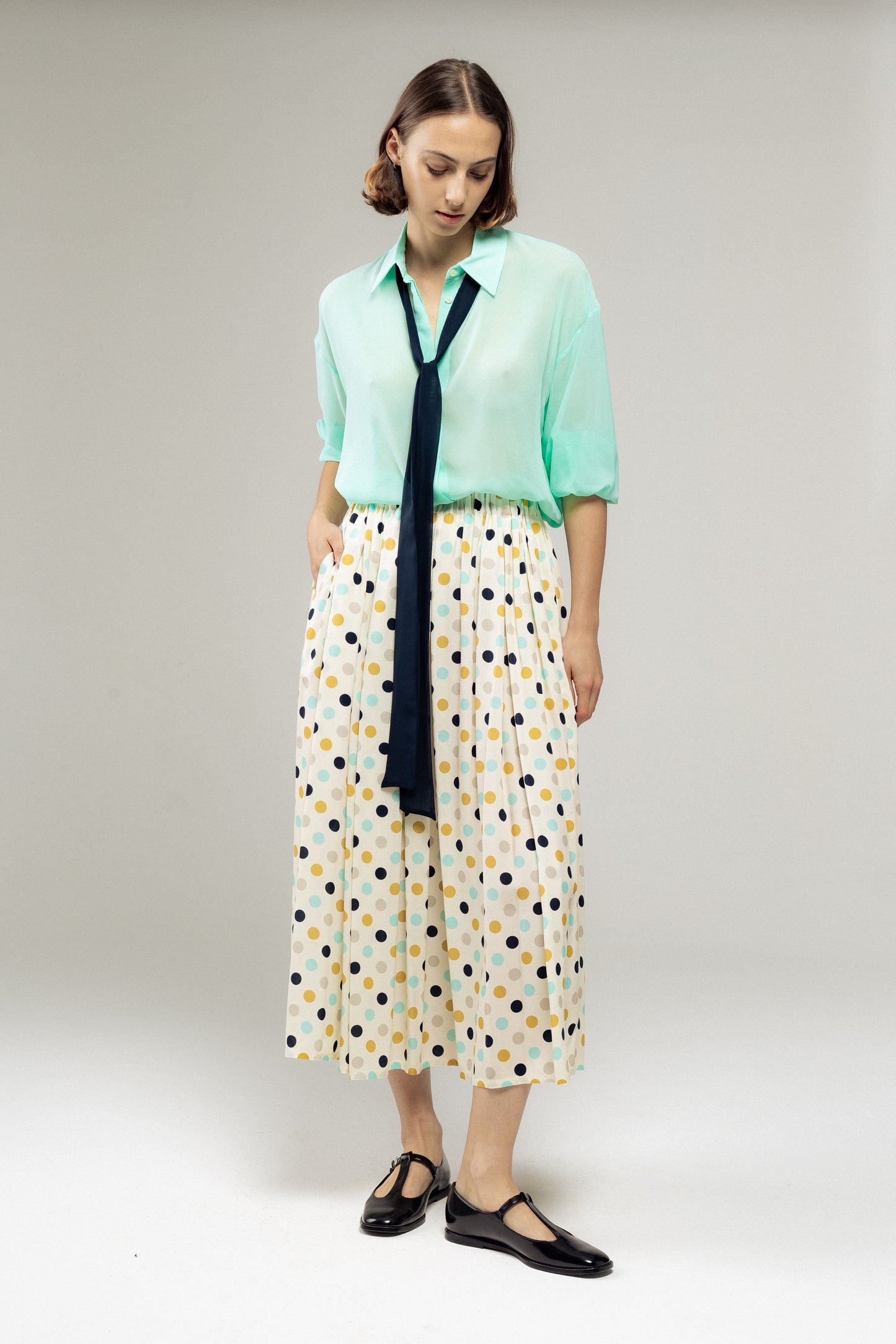 Gonna Nora | Viscosa Pois
