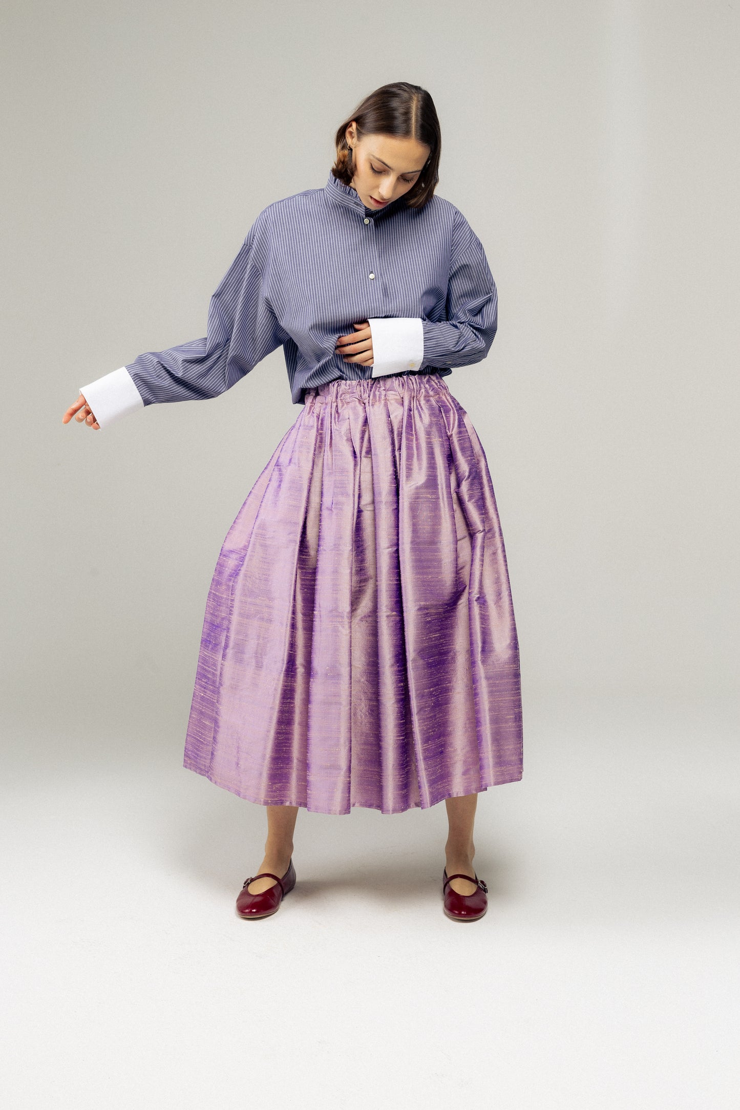 Gonna Nora | Shantung Lilla