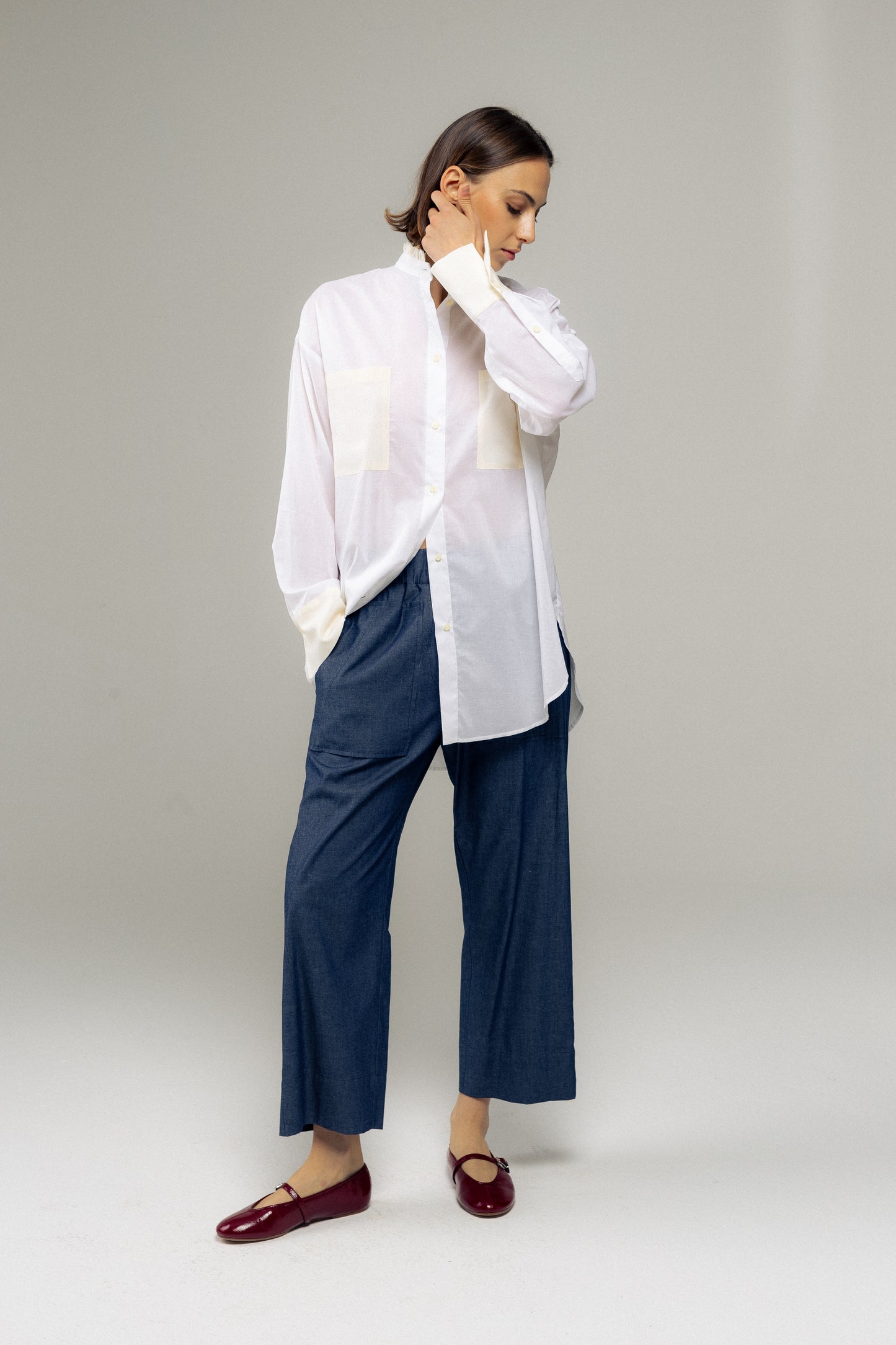 Camicia Alma | Mussola & Crêpe de chine