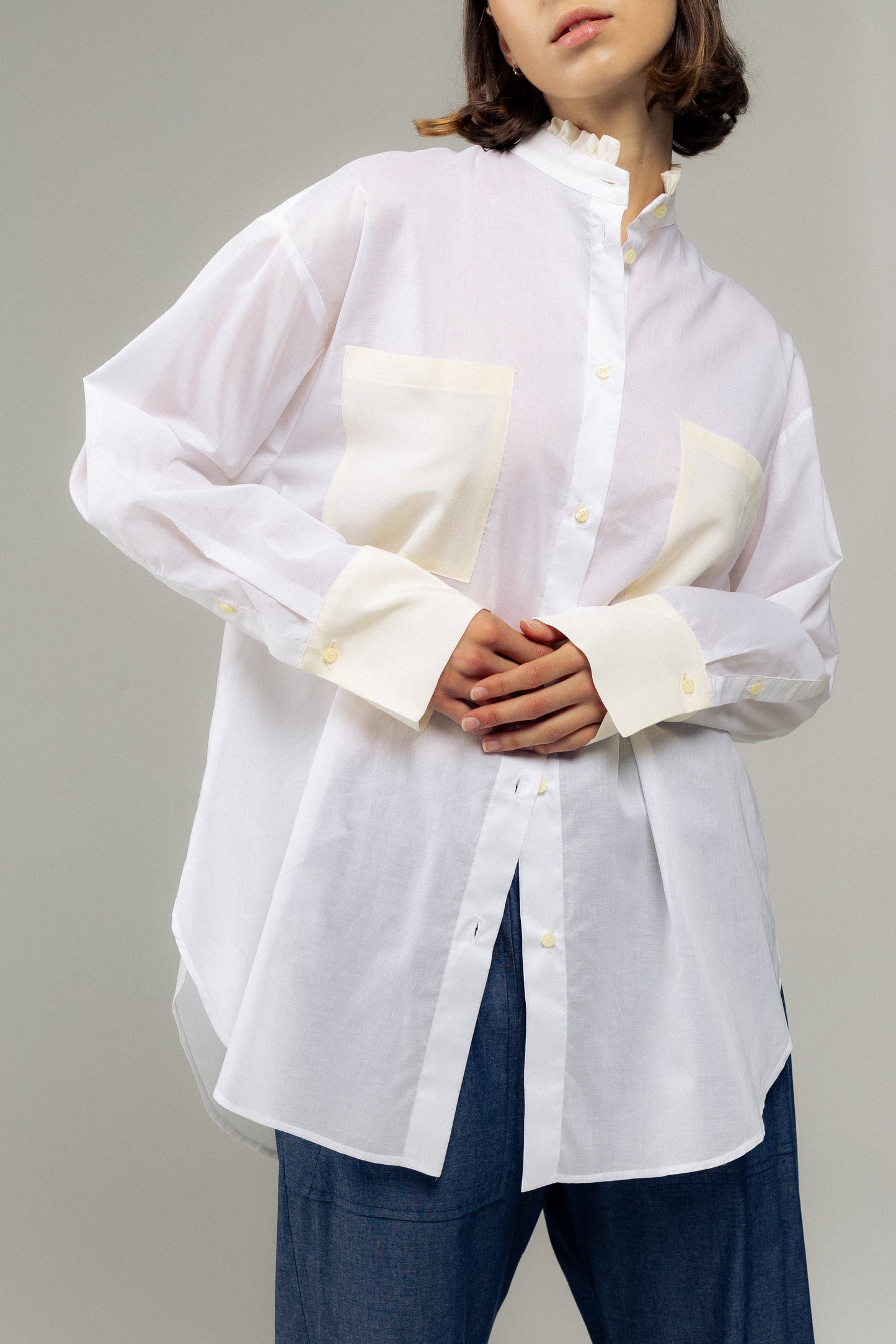 Camicia Alma | Mussola & Crêpe de chine
