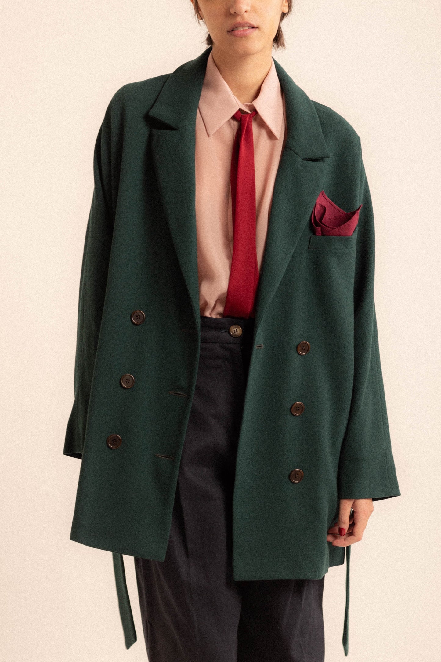 Blazer Lavinia | crepella verde