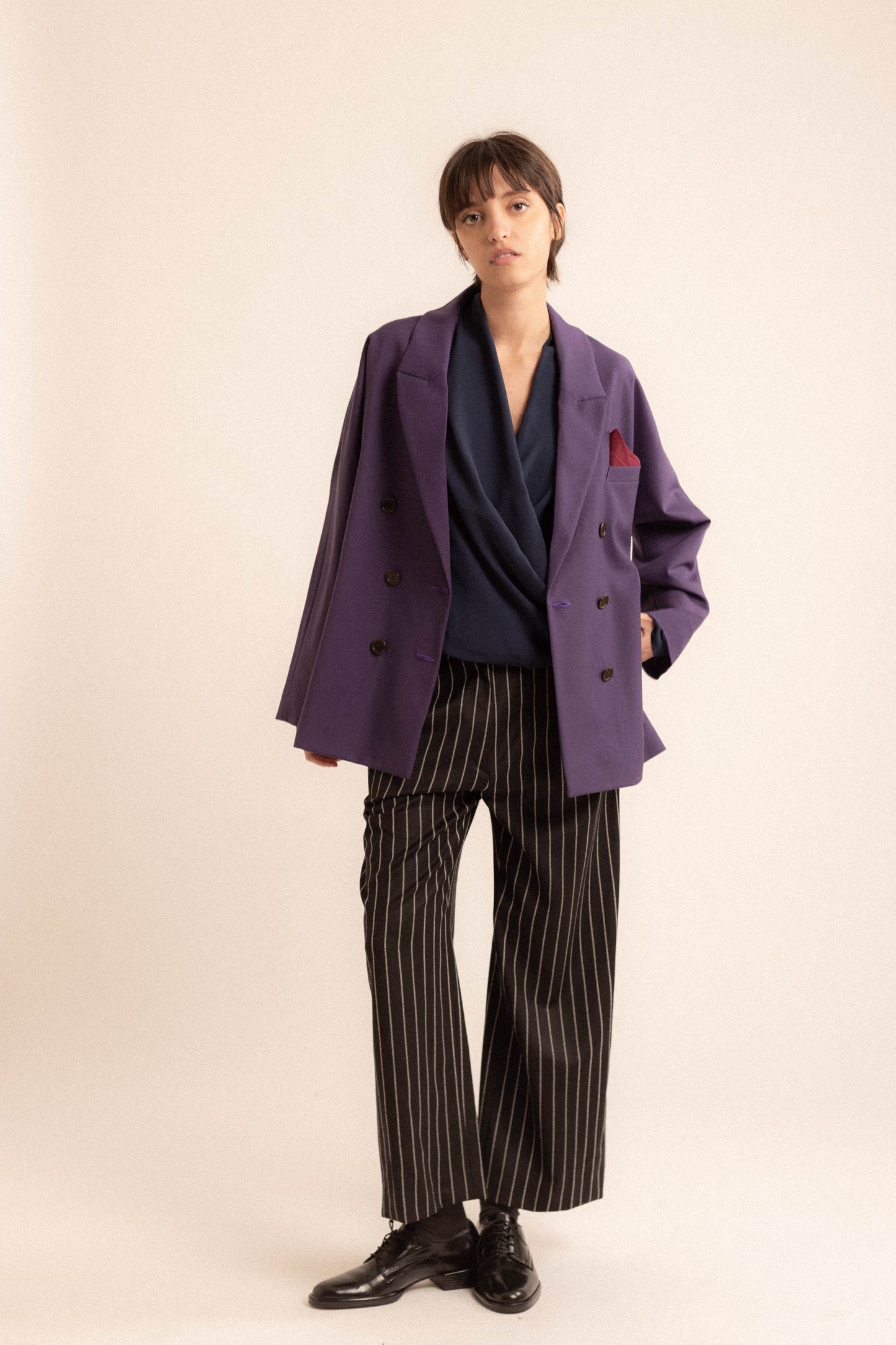 Blazer Valeria | frescolana mirtillo