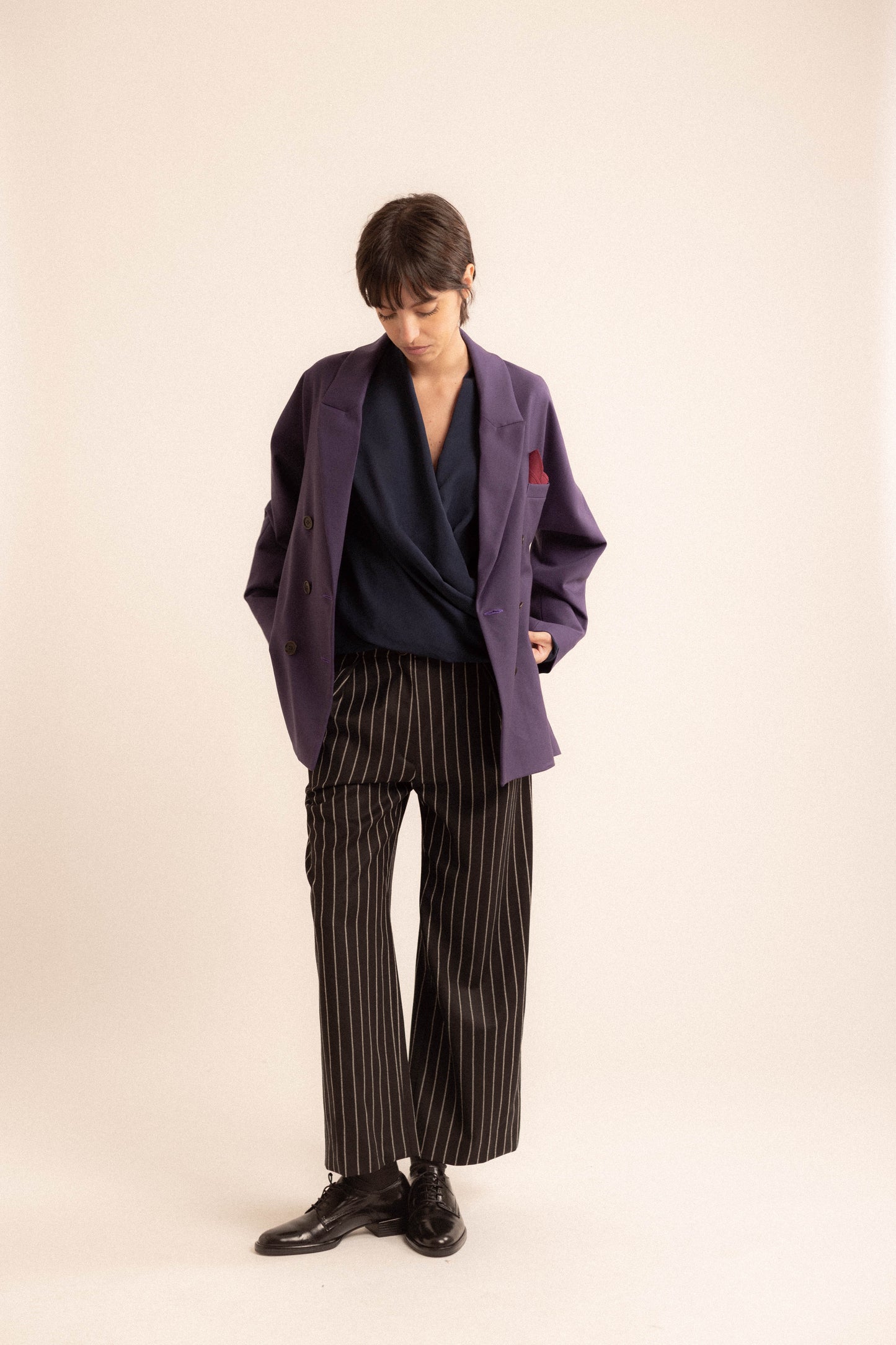 Blazer Valeria | frescolana mirtillo