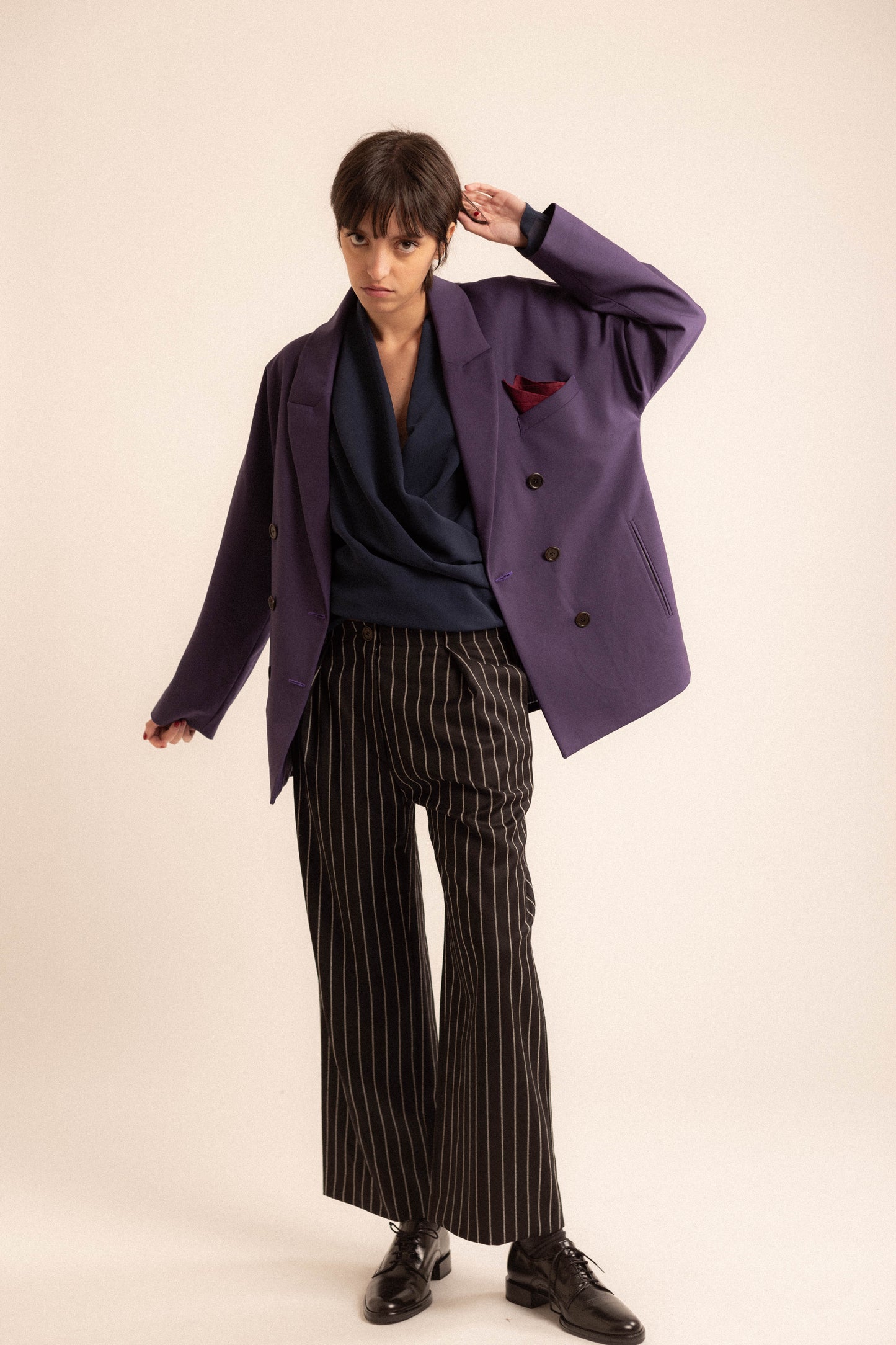 Blazer Valeria | frescolana mirtillo