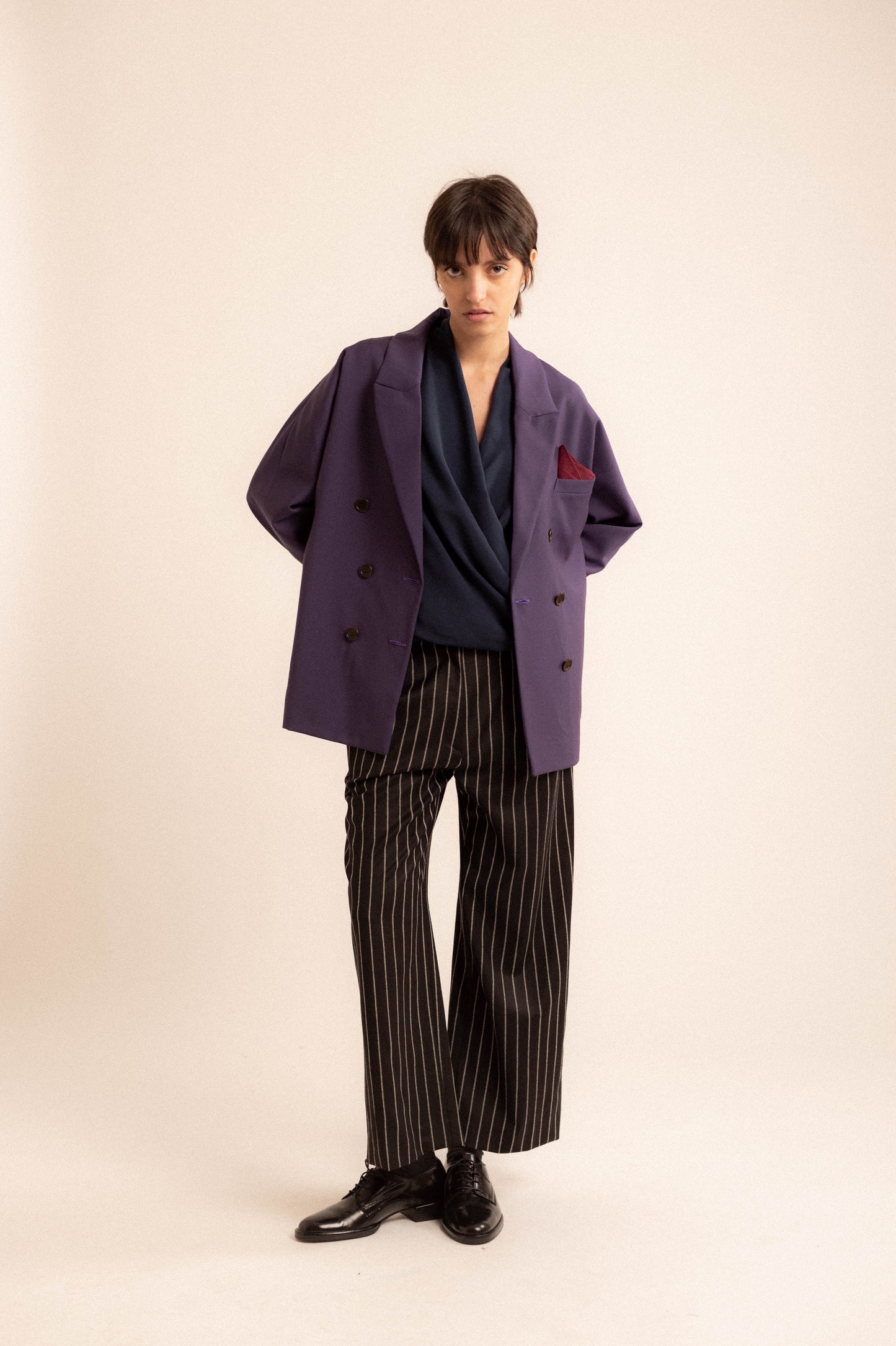 Blazer Valeria | frescolana mirtillo