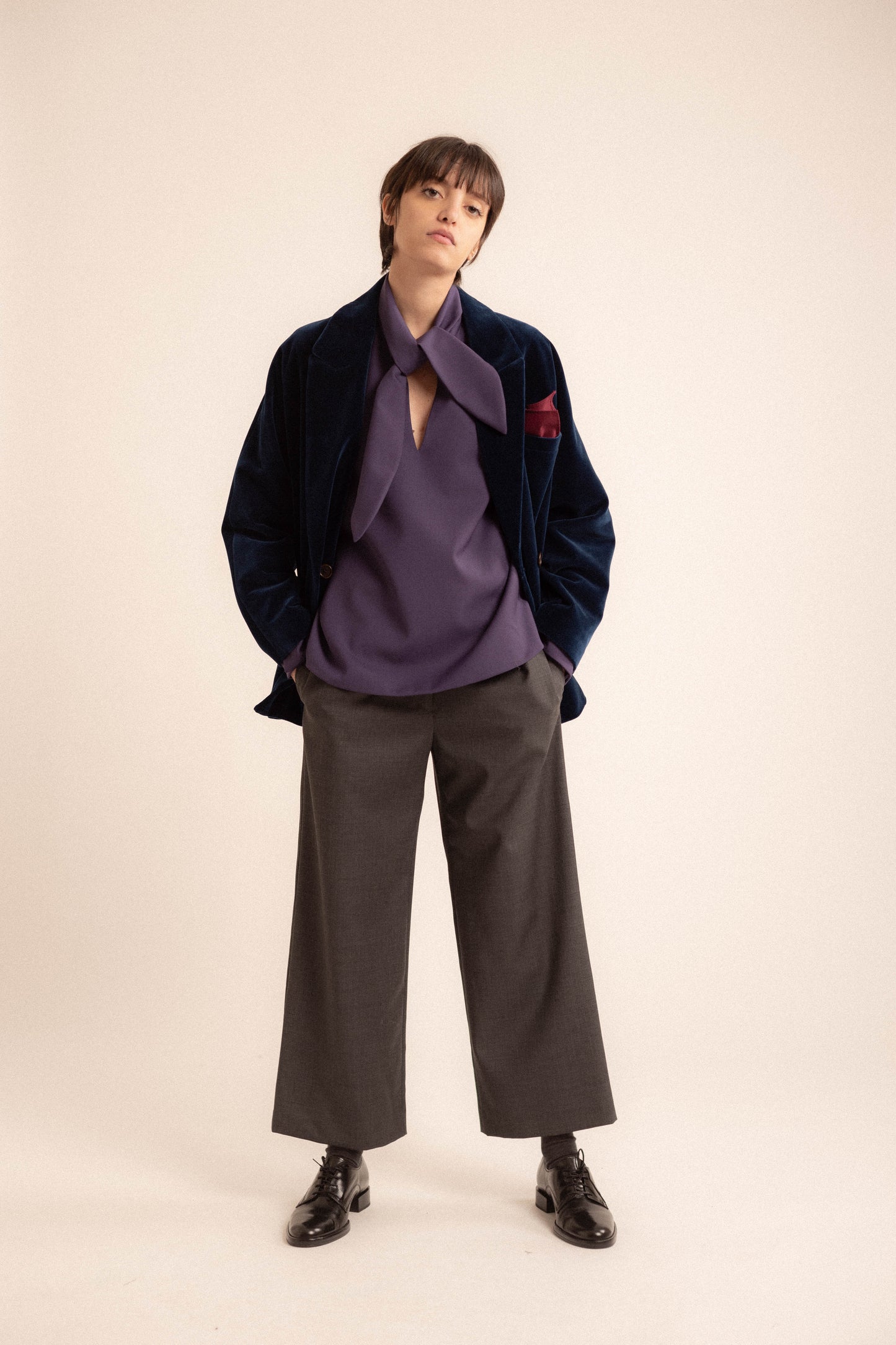 Blazer Valeria | velluto blu