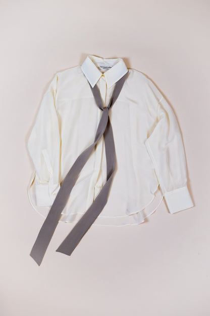 Camicia Eva | Crêpe de chine Crema