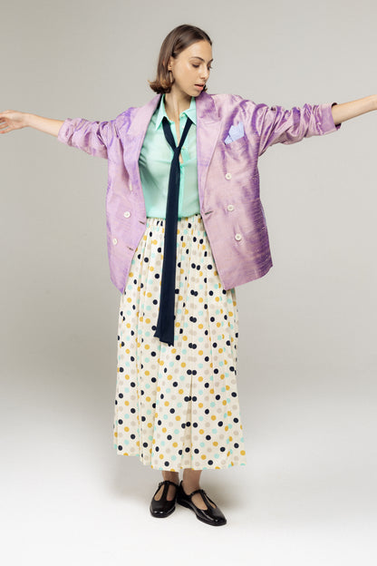 Giacca Valeria | Shantung Lilla