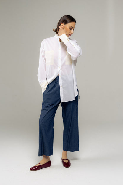 Camicia Alma | Mussola & Crêpe de chine