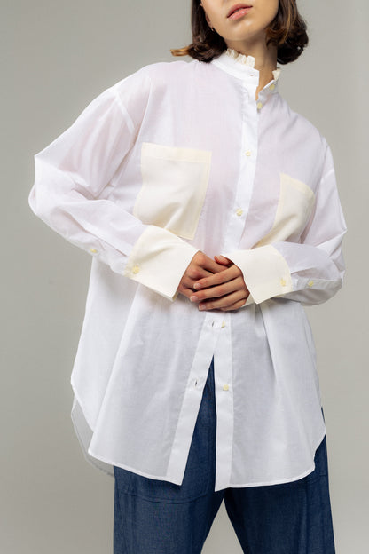 Camicia Alma | Mussola & Crêpe de chine