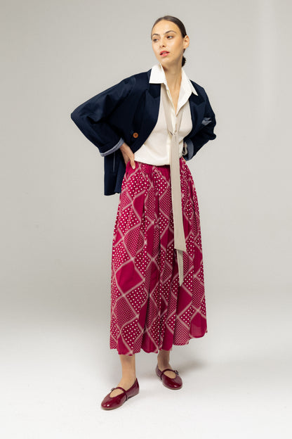 Camicia Eva | Crêpe de chine Crema