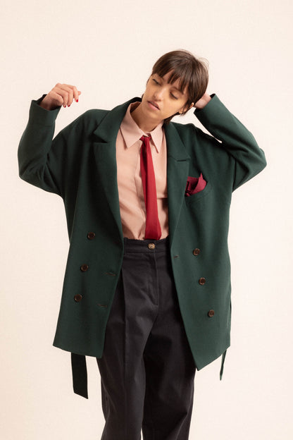 Blazer Lavinia | crepella verde
