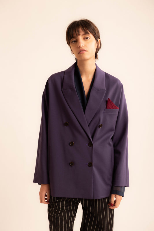 Blazer Valeria | frescolana mirtillo