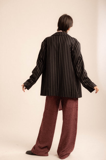 Pantalone Dafne | bouclé malva