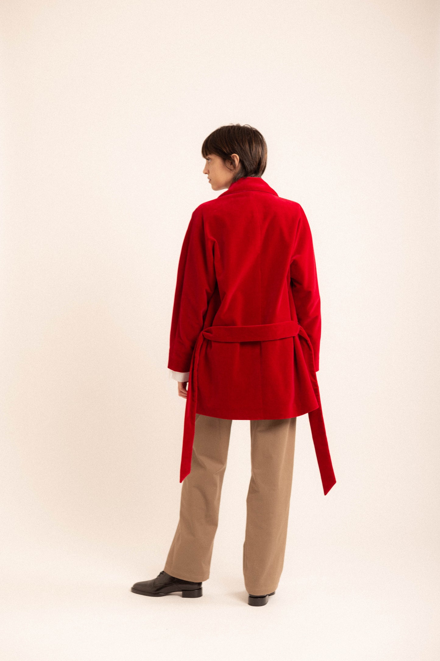 Blazer Lavinia | velluto rosso