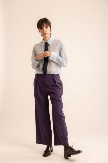 Pantalone Rita | frescolana mirtillo
